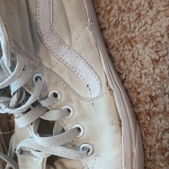 white vans high top shoe - Picture 5 of 5